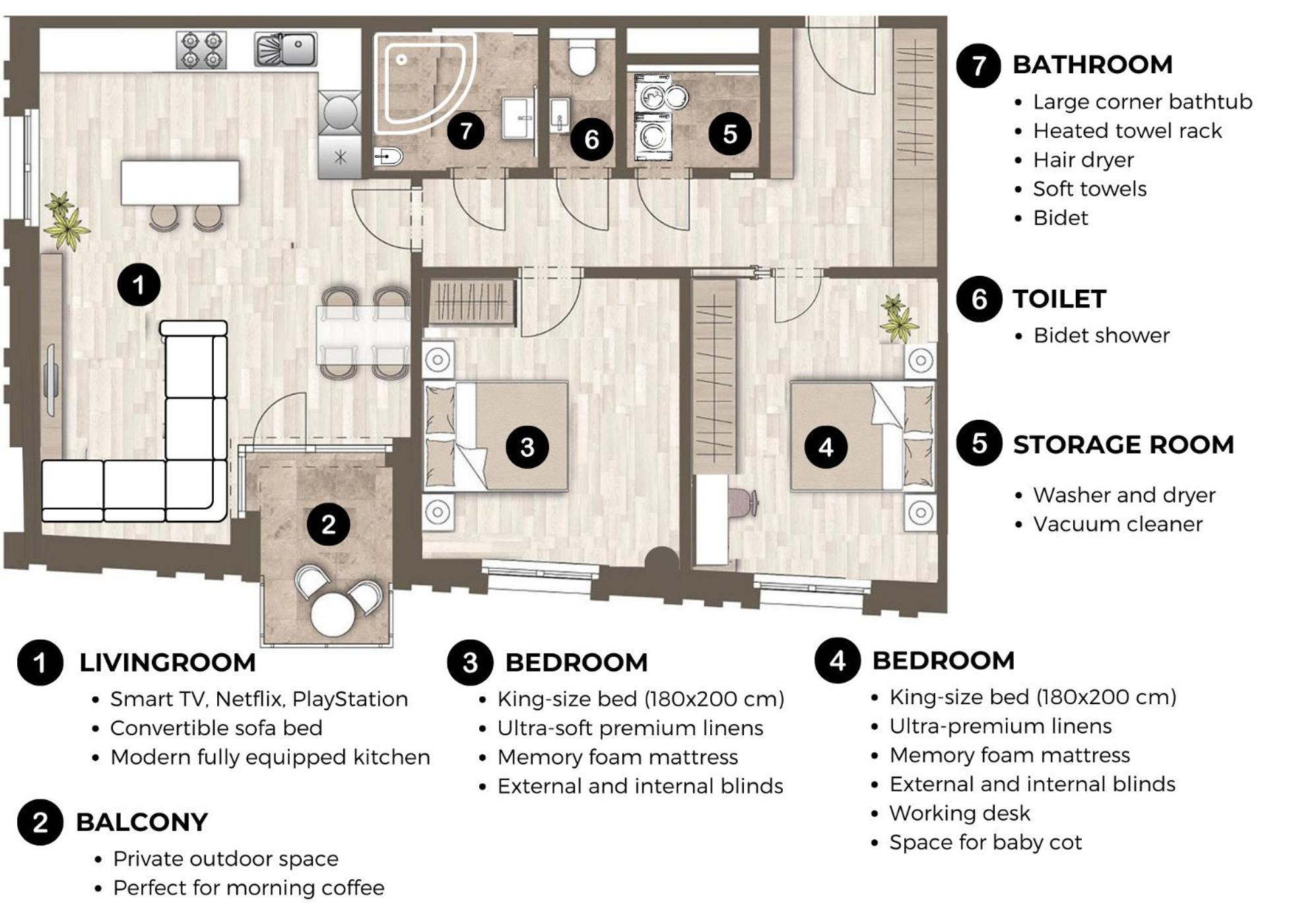 Luxury Sunny - Garage Parking, Metro, Balcony, Ps5 With Games Apartament